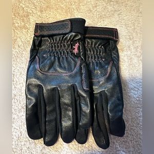 Women’s HD leather riding gloves